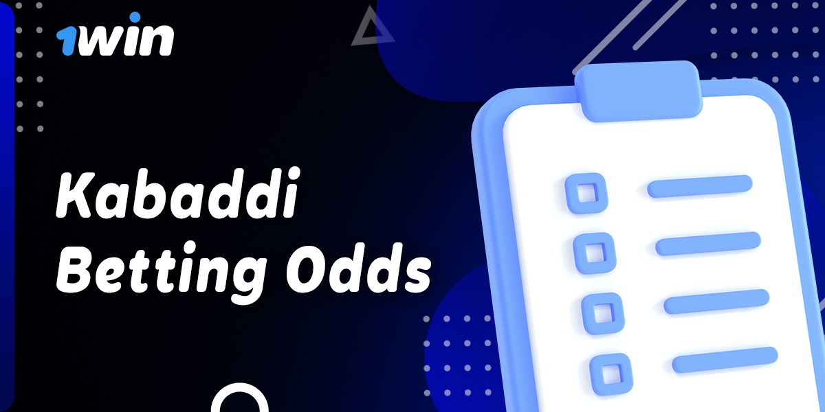Kabaddi betting odds from 1Win Bangladesh